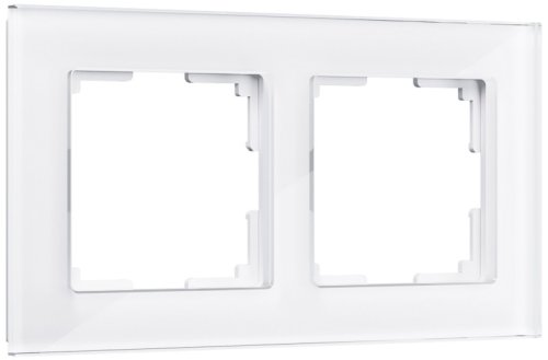 Рамка универсальная Werkel Favorit 2-м. стекло белый фото Рамка универсальная Werkel Favorit 2-м. стекло белый картинка